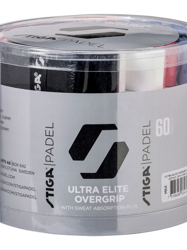 ULTRA ELITE PADEL OVERGRIP 60-P BLACK, ORANGE, PINK, RED, SKY, WHITE